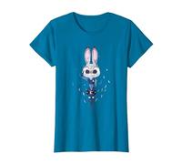 Disney Zootropolis Officer Judy Hopps Geometric Salute Camiseta, Mujer, Zafiro, S