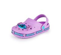 Disney Zuecos de Lilo & Stitch para niñas | Calzado Infantil sin Cordones con Adornos en Rosa | Sandalias Tipo Chanclas para Interior y Exterior con Correa Ajustable