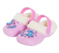 Disney Zuecos de Punto niñas, Forro Polar de Piel de Borgoña con dijes, Zapatillas para niños, Zapatos de casa, Sandalias esponjosas