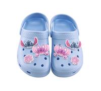 Disney Zuecos Niña, Zapatos Niño Lilo Y Stitch, Sandalias Niña De Verano, Hermosos Zuecos Niño De Stitch, Azul 35
