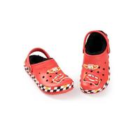 Disney Zuecos Rojos de Cars para niño con Forro de Piel de Rayo Mcqueen | Ropa Informal con el número 95 de Carreras | Calzado clásico de Personajes para jóvenes Fans