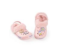 Disney Zuecos Rosas de Minnie Mouse para niña | Forrados de Piel con diseño de Minnie y Daisy | Calzado Informal para el día a día | Zapatos cómodos para niños