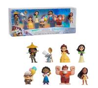 Disney100 Years of Defying Odds Celebration Collection - Paquete de 8 figuras con licencia oficial, juguetes para niños de 3 años en adelante, por Just Play, edición limitada