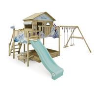 Disney's Frozen Quest Parque Infantil de Wickey - Estructura para trepar, Equipo de Juegos de jardín para niños - Parque Infantil de jardín de Madera para Exteriores