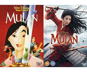 Disney's Mulan 2 Film DVD Collection - Mulan DVD / Mulan DVD 2020 - Mulan Animated And Mulan Movie 2020 Collection DVD