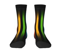 DISNIMOO LGBT Pride Rainbow Gay Love Is Love Pride Day - Calcetines de vestir, Negro, Altoa única