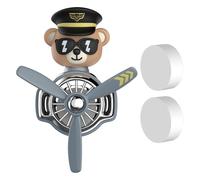 Disodrier con cuadrícula de ventilación con clip - Perfume automático, ventilador anti -odor | Accesorio de automóviles y aviones, difusor giratorio práctico para tablero de tablero, oficina, dormitor