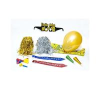 DISOK Lote 20 Bolsas de Cotillón Año Nuevo Noche Vieja Baratas para Empresas restaurantes - Comprar Cotillones Navidad Año Nuevo Noche Vieja Baratos Incluye Peluca