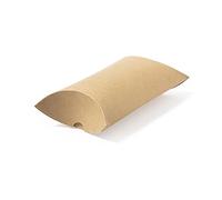 DISOK Lote 50 a 400 Cajitas Sobres Regalo Kraft 22,5 X 5,7 X 14 cm. Cajas y sobres para decorar y presentar tus detalles de boda, bautizo y comunión. (400)