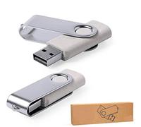 DISOK Lote 50 Memorias USB Fibra Trigo Ecológicas con Caja Regalo - Regalos Ecológicos de Empresa, artículos publicitarios y Regalos promocionales, Bodas
