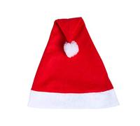 DISOK Lote de 50 Gorros de Papa Noel Rojos - Gorros de Papa Noel para Navidad Muy Baratos, Originales de Colores
