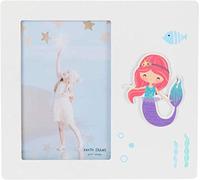 DISOK - Portafotos de madera "SIRENITA". Detalle original para bautizo. Marcos de madera bautizos