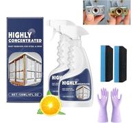 Disolvente de Óxido de Alto Rendimiento Para Metal, 120ml Removedor de Óxido de Metal Resistente, Potente Limpiador de Óxido Para Metal Y Acero Inoxidable, Limpieza Rápida de Óxido (2)