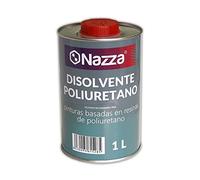 Disolvente de Poliuretano Nazza | Para la limpieza y aplicación de herramientas y pinturas tanto transparentes como pigmentadas de poliuretano | Envase de Plástico de 1 Litro