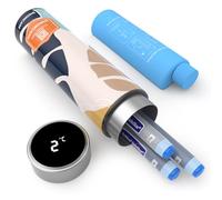 DISONCARE 60H Nevera Portatil Insulina Viaje Visualización de Temperatura,Estuche Isotermica Medicamentos para Diabetes,Enfriamiento con 2 Enfriadory y QR Alerta MéDica（Monstera）