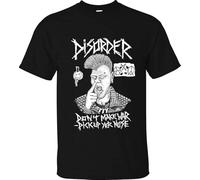 Disorder Mens T Shirt Pick Your Nose Bristol Punk Rock Amebix Chaos UK Discharge Doom(X-Large)