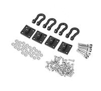 Disot 4 unidades serías remolque hebilla remolque gancho grillete para 1/10 RC Rock Crawler Axial SCX10 TRX4 D110 Control remoto coche camión