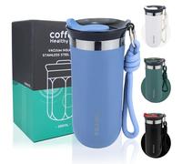 Disoza 17 OZ Azul Termo Cafe Para Llevar Vaso Termo Cafe Para Llevar Termo Cafe Pequeño Vaso Termico Vaso Cafe Para Llevar Taza Termo Cafe Para Llevar Coffee Mug Taza Termica Taza Cafe Para Llevar