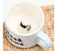 Disoza Taza Con Gato 3D - Taza De Café Divertida Para Mujeres, Niñas y Novias - Regalo Bonito Con Interior 3D Para Cumpleaños