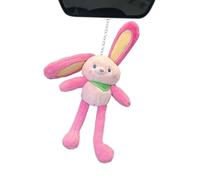 Dispara el conejo de juguete de peluche de conejo | Juguetes de tracción de conejo de 11 pulgadas de Pascua, durante LABBIT OLORES Y Lags STOFTABLE, Carrera de cobertura a mano para bolsas y llaves