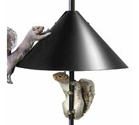 Disparador de comedero para pájaros - Alimentadores de aves resistentes a las ardillas - Ardilla Baffle Wrap Guard Around protege los comederos colgantes para pájaros Delr