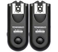Yongnuo RF-603 N II - Kit de 2 disparadores inalámbricos para cámaras Nikon (2.4 GHz, 120 m, AAA), color negro