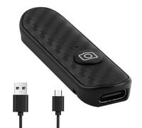 Disparador Remoto Bluetooth - Bluetooth 5.0, Diseño en Fibra de Carbono, Carga Type-C, Alcance 10m - Compacto y Portátil - Compatible con iOS & Android