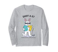 Disparo 67 Conejo de Pascua Golfing Joke Pascua Humor Golfistas Manga Larga
