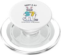 Disparo 67 Conejo de Pascua Golfing Joke Pascua Humor Golfistas PopSockets PopGrip para MagSafe