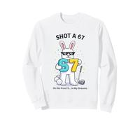 Disparo 67 Conejo de Pascua Golfing Joke Pascua Humor Golfistas Sudadera