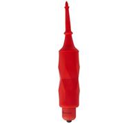 Disparos Caramente- Circe 10 velocidades ABS Bullet With Silicona Manga - Rojo
