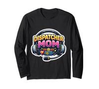 Dispatcher Mom 911 First Responder Orgullosa Día de la Madre Mamá Manga Larga