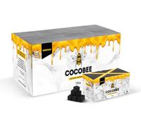 DISPAU COCOBEE Black Coconut - Carbón Natural Premium | Ideal para Cachimba & BBQ - Briquetas de Coco de Larga Duración (15 KG)