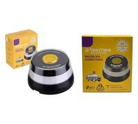 DISPAU TEKMEE-V16 Baliza CONECTADA DGT 3.0 Homologado con Geolocalización, Luz de Emergencia Dispositivo Señalización Vial con Datos Móviles hasta 12/2038.Pilas incluídas.(Negro,1 Und) (Negro, 2)