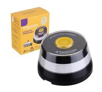 DISPAU TEKMEE-V16 Baliza CONECTADA DGT 3.0 Homologado con Geolocalización, Luz de Emergencia Dispositivo Señalización Vial con Datos Móviles hasta 12/2038.Pilas incluídas.(Negro,1 Und) (Negro, 1)