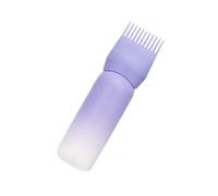 Dispensador Acеite Cuero Cabelludo - Botella Aplicador Tinte Cabello | Peine Raíz con Escala Graduada para Aplicación Precisión | Frasco Champú para Salón & Hogar, Coloración Capilar