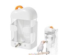 Dispensador Agua Aves - 10x7,5x13,5cm Dispensador Agua Perico, 250ml Bebedero Automático Antiderrames | ABS Metal, 205g, 250ml, para Beber Alimentación Jaula Cacatúa Canario Conure Colibrí