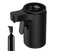 Dispensador aireador de vino, pantalla táctil eléctrica, 4 modos, dispensador automático de vino ajustable, para whisky, cóctel, vodka, hogar, bar, oficina, viajes, camping, fiesta, hombres y mujeres