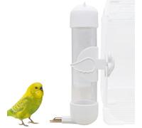 Dispensador automático de agua aviar - Botella de recambio, depósito de bebida montado en clip | Dispositivo de hidratación higiénico Pinzón, cacatúa, loro, periquitos, cuidado diario de jaula de