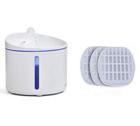 Dispensador automático de agua de circulación Cat,Bebedero,filtración múltiple,evitar quemaduras en seco,silencio bajo consumo de energía/Blanco / 1L