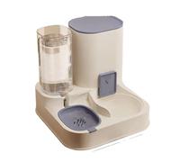 Dispensador automático de Agua for Gatos con Gran Capacidad y Separador for Comida Seca húmeda(Basic Blue)