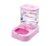 Dispensador Automático de Agua Gatos Perros 1.8L Fuente para Perros Mascotas Debedero Automática para Gato en Hogar (SOY3472-ROSA)