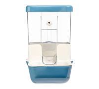 Dispensador automático de agua para comida para mascotas, bandeja de alimentación resistente, recipiente de almacenamiento que ahorra espacio | Easy Crean plato conejo, hurón, erizo, palomas