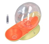 Dispensador automático de Agua para Gatos, Bebedero por Gravedad para Mascotas con Gran Capacidad de 2,8 L, de Filtro Desmontable, diseño en Forma de Caracol para Gatos y c (Verde)