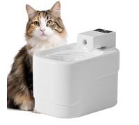 Dispensador automático de agua para gatos - Fuente inalámbrica de 2 L, cuenco recargable para mascotas | Para gatitos pequeños animales interiores, suelo, sala de estar, inalámbrico, multifiltración