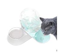 Dispensador automático de Agua para Gatos, sifón de alimenticio a Prueba de derrames, dispensador de Agua para Perros, Cachorros, Conejos, Todas Las Razas