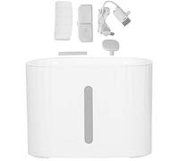 Dispensador automático de Agua para Mascotas, Perros y Gatos, Fuente de Agua con indicador de Nivel de Agua LED de 3 L, con Filtro de carbón Activado de Doble Capa y Bomba Anti-seq