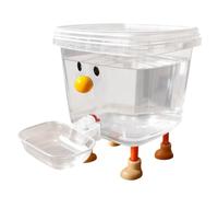 Dispensador automático de Agua para Mascotas: Tanque de alimentación por Gravedad de 5 l, estación de hidratación automática de 30 x 25 x 21 cm; Depósito de Suministro de presión de sifón; Lavabo