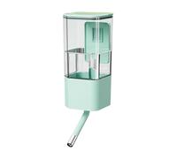 Dispensador automático de agua para perros - Cuenco colgante para botella montado en jaula, gran capacidad de 49 oz, sin derrames, estación doméstica hecha de material inodoro | Smart Release para
