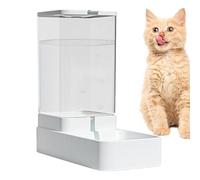 Dispensador automático de agua y bebedero para gatos - Dispensador automático de comida para gatos, comedero automático para gatos, bebedero de gravedad de 3,8 l para gatos y perros | Proporciona a tu